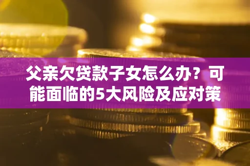 北京父亲欠贷款子女怎么办？可能面临的5大风险及应对策略