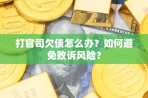 北京打官司欠债怎么办？如何避免败诉风险？