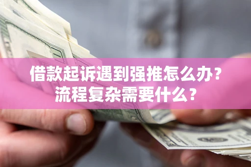北京借款起诉遇到强推怎么办？流程复杂需要什么？