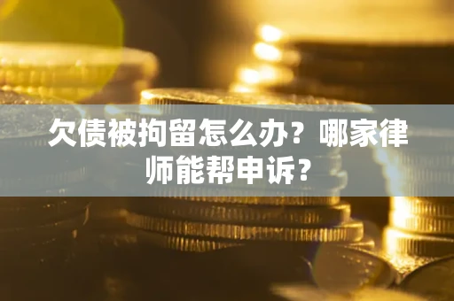 北京欠债被拘留怎么办？哪家律师能帮申诉？