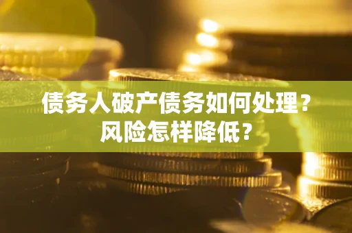 北京债务人破产债务如何处理？风险怎样降低？