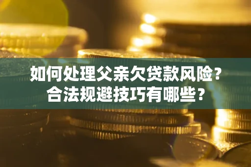 北京如何处理父亲欠贷款风险？合法规避技巧有哪些？