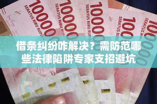 北京借条纠纷咋解决？需防范哪些法律陷阱专家支招避坑