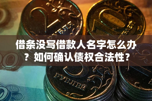 北京借条没写借款人名字怎么办？如何确认债权合法性？
