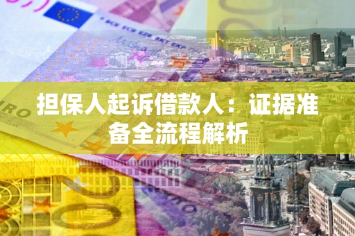 北京担保人起诉借款人：证据准备全流程解析